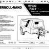 Ingersoll Rand Portable Compressor P375 Operation and Maintenance Manual 2012