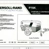 Ingersoll Rand Portable Compressor P70 Operation and Maintenance Manual 1998 1