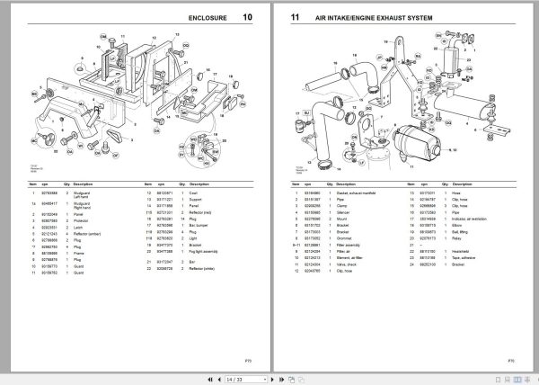 Ingersoll Rand Portable Compressor P70 Parts Manual 2012 1