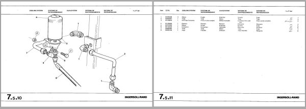 Ingersoll Rand Portable Compressor P75WLO Parts Manual Operation and Maintenance Manual 2012 1