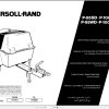 Ingersoll Rand Portable Compressor P85 Parts Manual Operation and Maintenance Manual 2012
