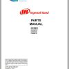 Ingersoll Rand Portable Compressor RHP750 Parts Manual 2012 1