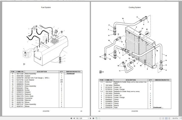 Ingersoll Rand Portable Compressor RHP750 Parts Manual 2012 2
