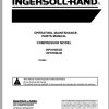 Ingersoll Rand Portable Compressor VHP300 Parts Manual Operation and Maintenance Manual 2015