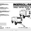 Ingersoll Rand Portable Compressor VHP700 Parts Manual Operation and Maintenance Manual 2012