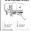 Ingersoll Rand Portable Compressor VHP825 Parts Manual 2012