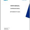 Ingersoll Rand Portable Compressor XHP1000 Parts Manual 2012