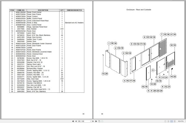 Ingersoll Rand Portable Compressor XHP1000 Parts Manual 2012 1