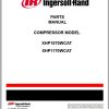 Ingersoll Rand Portable Compressor XHP1070 Parts Manual Operation and Maintenance Manual 2015