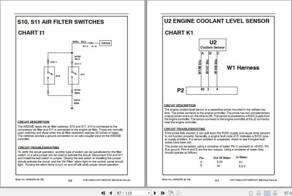 Ingersoll Rand Portable Compressor XHP1450 Electronic Service Manual 2012 2