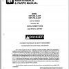 Ingersoll Rand Portable Compressor XHP600 Parts Manual Operation and Maintenance Manual 2012