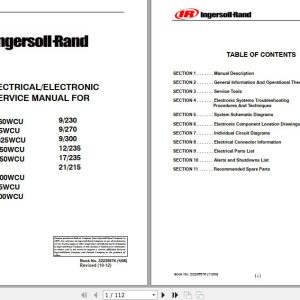 Ingersoll Rand Portable Compressor XHP750 Operation and Maintenance Manual 2012