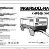 Ingersoll Rand Portable Compressor XHP760 Parts Manual Operation and Maintenance Manual 2012 1