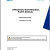 Ingersoll Rand Portable Compressor XHP900 Parts Manual Operation and Maintenance Manual 2013