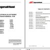 Ingersoll Rand Portable Compressor XP1000 Operation and Maintenance Manual 2016