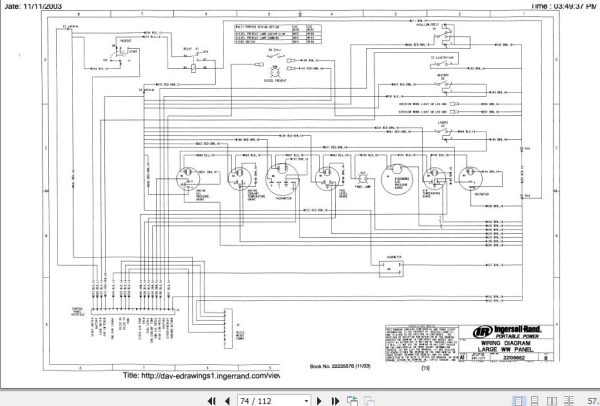 Ingersoll Rand Portable Compressor XP1060 Operation and Maintenance Manual 2012 2