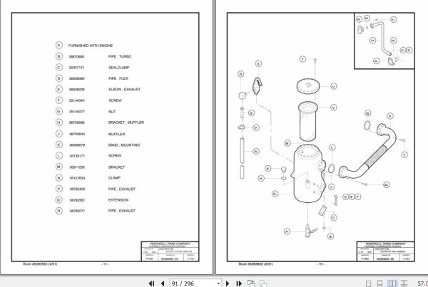 Ingersoll Rand Portable Compressor XP1400 Operation and Maintenance Manual 2012 2