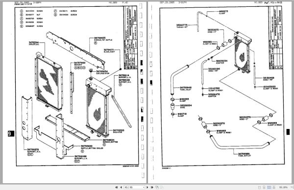 Ingersoll Rand Portable Compressor XP1400 Parts Manual Operation and Maintenance Manual 2005 1