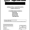Ingersoll Rand Portable Compressor XP375 Parts Manual Operation and Maintenance Manual 2015