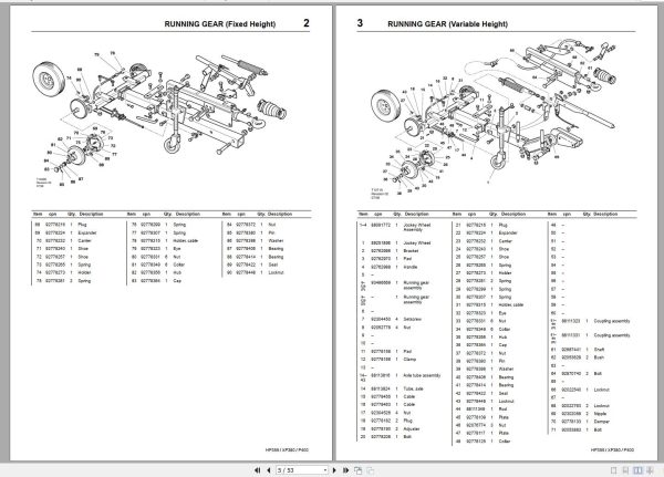 Ingersoll Rand Portable Compressor XP380 Parts Manual 2012 1
