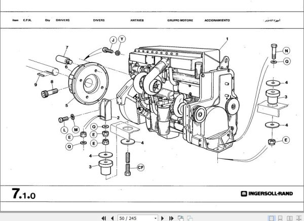 Ingersoll Rand Portable Compressor XP600 Operating and Maintenance Manual 2012 2