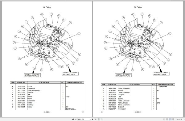 Ingersoll Rand Portable Compressor XP750 Parts Manual Operation and Maintenance Manual 2012 2