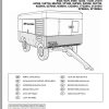 Ingersoll Rand Portable Compressor XP950 Parts Manual 2012