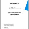 Ingersoll Rand Portable Compressor XXHP1270 XHP1500 Parts Manual 2012