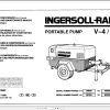 Ingersoll Rand Portable Pump V4 Parts Manual Operation and Maintenance Manual 2012 2