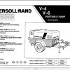 Ingersoll Rand Portable Pump V6 Parts Manual Operation and Maintenance Manual 2012 2