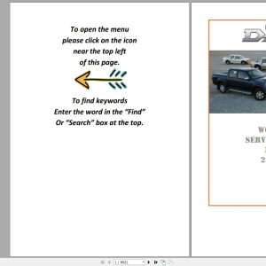 Isuzu D Max 2007 2010 Workshop Service Repair Manual 1
