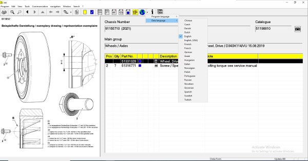 JUNGHEINRICH JETI ForkLift ET v4.36 Updated 480 10.2022 Spare Parts Catalog Full Instruction DVD 6