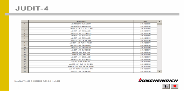Jungheinrich JETI Judit ForkLift v4.36 008 08.2022 Full Diagnostic Software 2