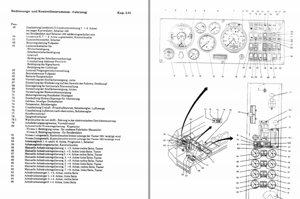 Liebherr Cranes LTM 1800 14230 Servicehanbuch Operators Manual Schematic 3