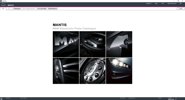 MAN MANTIS V688 EPC 08.2022 Spare Parts Catalogue DVD 1