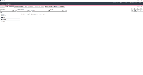 MAN MANTIS V690 EPC 09.2022 Spare Parts Catalog New Interface DVD 2