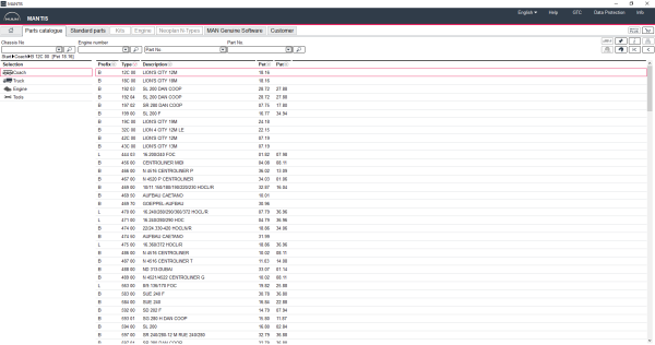 MAN MANTIS V690 EPC 09.2022 Spare Parts Catalog New Interface DVD 3