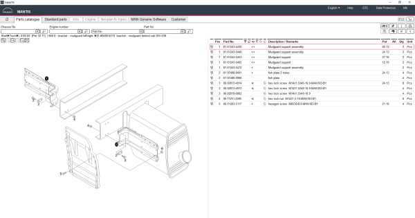 MAN MANTIS V690 EPC 09.2022 Spare Parts Catalog New Interface DVD 6