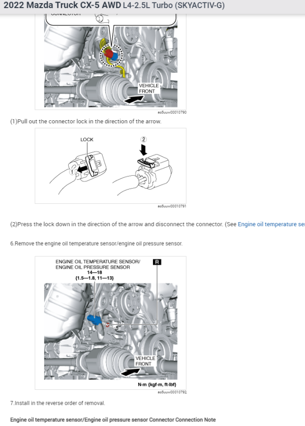 Mazda CX 5 2022 AWD L4 2.5L Turbo SKYACTIV G Workshop Repair Manual 3