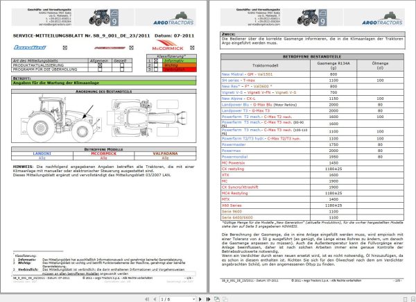 McCormick Air Conditioning System Maintenance Manual DE