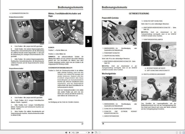 McCormick Tractor MTX Operation Manual DE 1