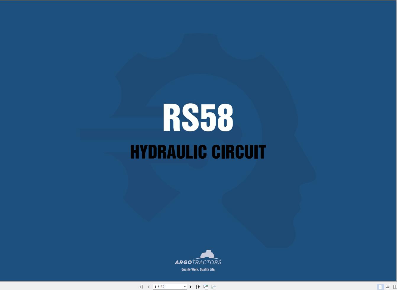 McCormick Tractor X4 RS58 Workshop Manual DE