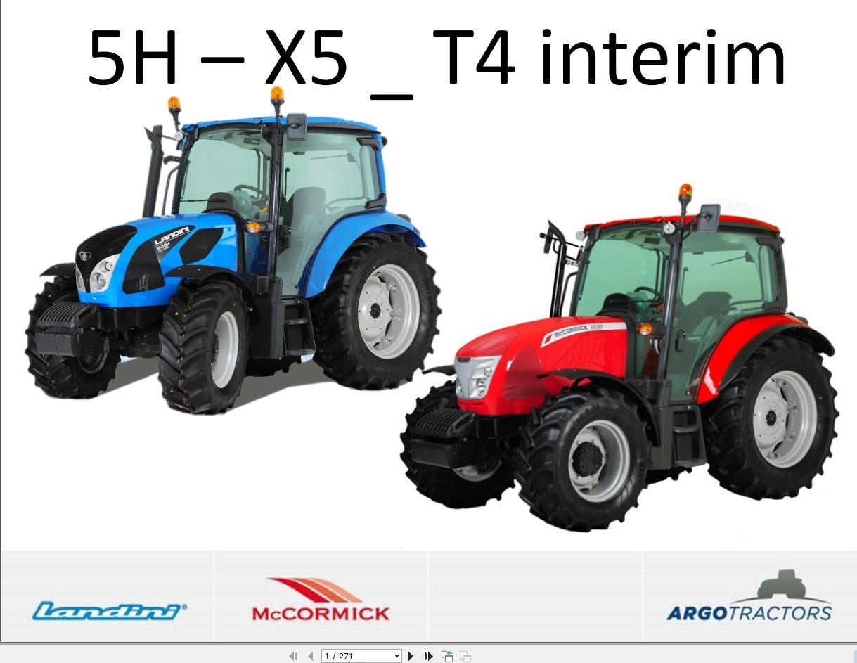 McCormick Tractor X5 5H Series RS28 Training Documents Calibration DE