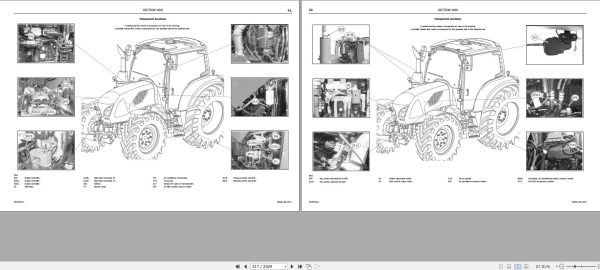 McCormick Tractor X6 RS27 Workshop Manual DE EN 1