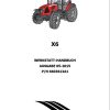 McCormick Tractor X6 X6VT DRIVE Workshop Manual DE