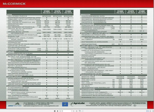 McCormick Tractor X7.6 Series 7 RPE2 Workshop Manual DE EN 1 1