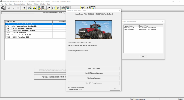 New Holland CNH EST 9.6 Up2 Engineering Electronic Service Tools 1
