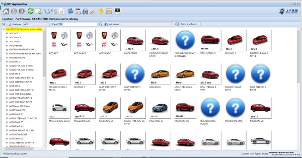SAIC MOTOR Updated 08.2022 Electronic Spare Parts Catalog DVD 1