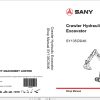 Sany Hydraulic Excavator SY135 Technical Manual EN DE