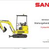 Sany Hydraulic Excavator SY16 Technical Schematic